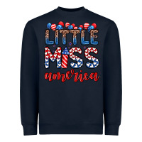 Navy little miss America Heavyweight Sweatshirt - Zillion Design Studio