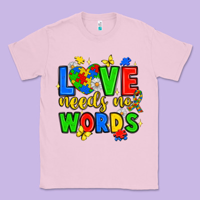 Love Needs No Words Classic Tee Designed By Jahusdesignshop