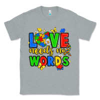Heather Grey love needs no words Classic Tee - JahusDesignShop