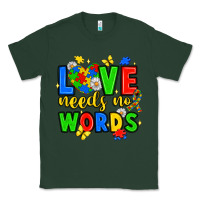 Sports Green love needs no words Classic Tee - JahusDesignShop