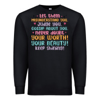 Black let them Premium Sweatshirt - MaliasSmallBusiness
