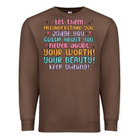 Chestnut let them Premium Sweatshirt - MaliasSmallBusiness