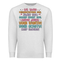 Oatmeal Heather let them Premium Sweatshirt - MaliasSmallBusiness