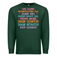 Sports Green let them Premium Sweatshirt - MaliasSmallBusiness