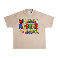 French Oak i teach ausome kids autism teacher Urban Heavy Tee - Zillion Design Studio