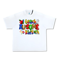 White i teach ausome kids autism teacher Urban Heavy Tee - Zillion Design Studio