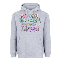 Heather Grey every bunny's favorite mama Heavyweight Hoodie - MaliasSmallBusiness