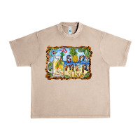 French Oak summer time pineapple and  beach Urban Heavy Tee - BarkalooDesign