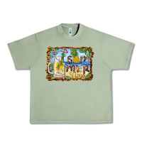 Oil Green summer time pineapple and  beach Urban Heavy Tee - BarkalooDesign
