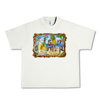 Pistachio summer time pineapple and  beach Urban Heavy Tee - BarkalooDesign