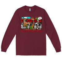 Burgundy christmas lpn licensed practical nurse Long Sleeve Tee - JahusDesignShop