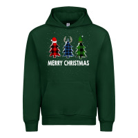 Forest Green Merry Christmas Urban Hoodie - Bettercallsaul