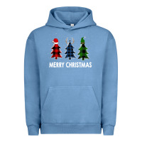 Pigment Pebble Blue Merry Christmas Urban Hoodie - Bettercallsaul