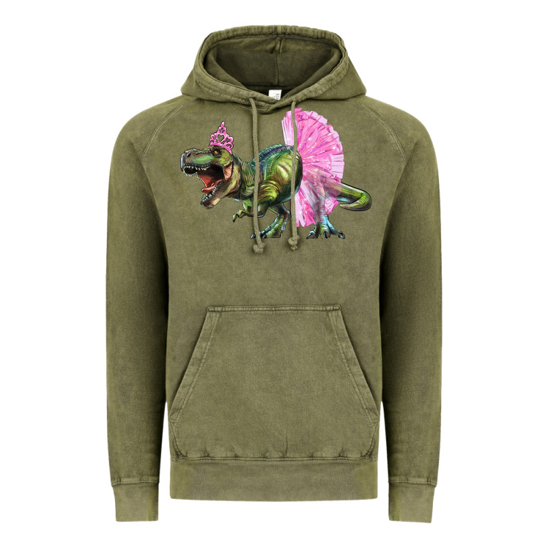 Balerina T-rex Dinosaur With Tutu Vintage Hoodie by RanaPortraitStore | Teevron