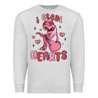 Dove Grey i steal hearts Premium Sweatshirt - MaliasSmallBusiness