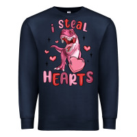 Navy i steal hearts Premium Sweatshirt - MaliasSmallBusiness