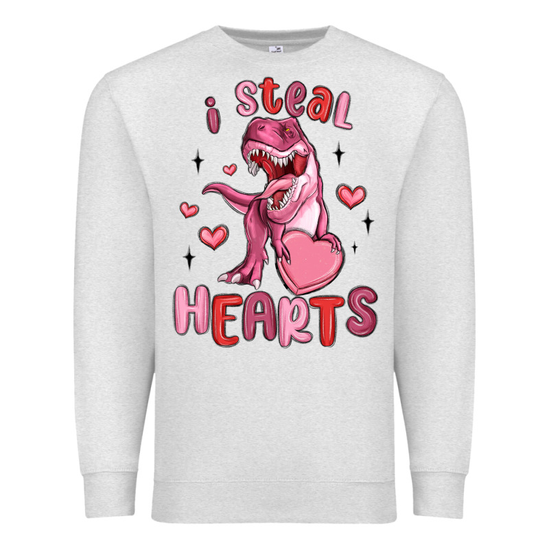 I Steal Hearts Premium Sweatshirt by MaliasSmallBusiness | Teevron