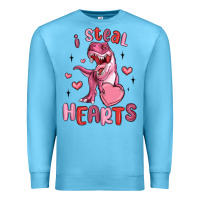 Ocean Blue i steal hearts Premium Sweatshirt - MaliasSmallBusiness