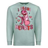 Seafoam i steal hearts Premium Sweatshirt - MaliasSmallBusiness