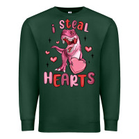 Sports Green i steal hearts Premium Sweatshirt - MaliasSmallBusiness