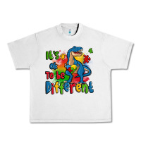 Lunar Rock it's ok to be different autism trex Urban Heavy Tee - Zillion Design Studio