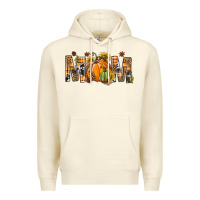 Sandshell Western Mom With Pumpkins Premium Hoodie - BundleAndBundleShop
