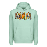 Seafoam Western Mom With Pumpkins Premium Hoodie - BundleAndBundleShop