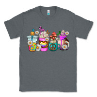 Charcoal Heather hippie coffee cups Classic Tee - AdoDesignShop