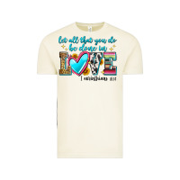 Vintage Arctic let all that you do be done in love Vintage Tee - Zillion Design Studio
