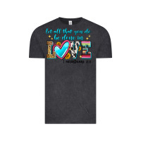 Vintage Black let all that you do be done in love Vintage Tee - Zillion Design Studio