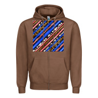Chestnut western america seamless pattern Zipper Hoodie - BundleAndBundleShop