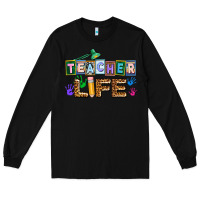 Black teacher life Long Sleeve Tee - AdoDesignShop