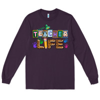 Plum teacher life Long Sleeve Tee - AdoDesignShop