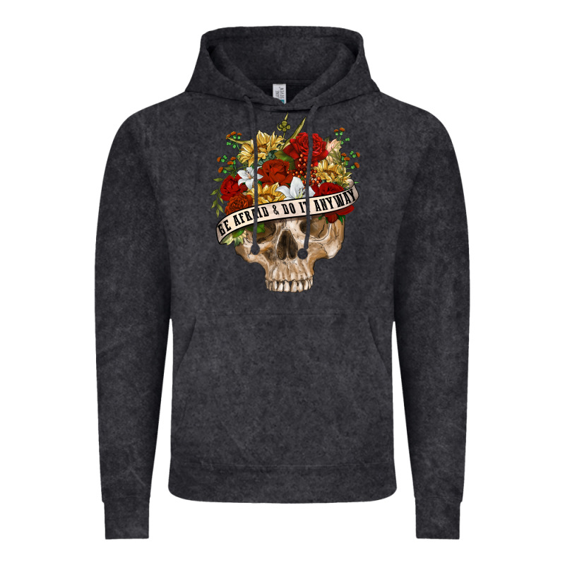 Be Afraid&do It Anyway Vintage Hoodie by RanaPortraitStore | Teevron