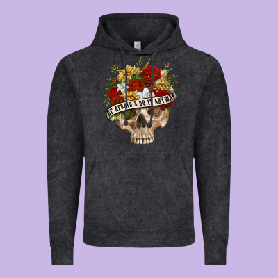 Vintage Hoodie Be Afraid&Do It Anyway