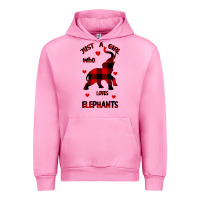Fuchsia Pink Just a girl who loves Elephants - Elephant Urban Hoodie - Bettercallsaul