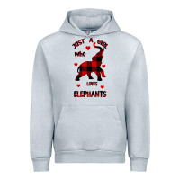 Heather Grey Just a girl who loves Elephants - Elephant Urban Hoodie - Bettercallsaul
