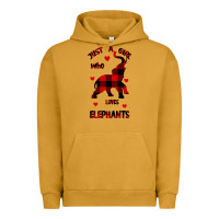 Pigment Peanut Butter Just a girl who loves Elephants - Elephant Urban Hoodie - Bettercallsaul
