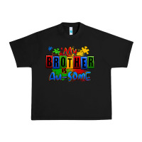 Black my brother is ausome autism Urban Heavy Tee - Zillion Design Studio