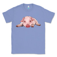 Colony Blue baby pig Classic Tee - RanaPortraitStore