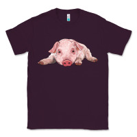 Plum baby pig Classic Tee - RanaPortraitStore