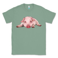 Sage baby pig Classic Tee - RanaPortraitStore