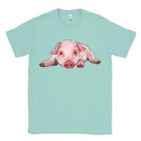 Seafoam baby pig Classic Tee - RanaPortraitStore