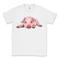 White baby pig Classic Tee - RanaPortraitStore