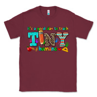 Burgundy its a good day to teach tiny humans Classic Tee - AdoDesignShop