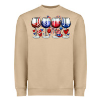 Mushroom American wine glasses Heavyweight Sweatshirt - Zillion Design Studio