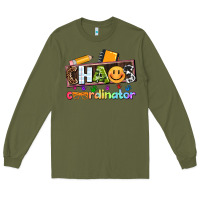 Army Green teacher chaos coordinator Long Sleeve Tee - AdoDesignShop