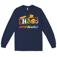 Navy teacher chaos coordinator Long Sleeve Tee - AdoDesignShop