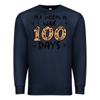 Navy its been a wild 100 days Premium Sweatshirt - MaliasSmallBusiness