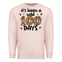Pale Pink its been a wild 100 days Premium Sweatshirt - MaliasSmallBusiness